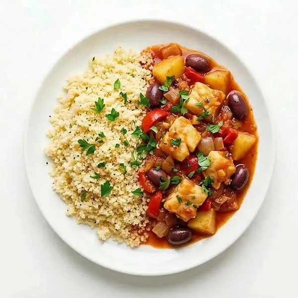 Spanish Bacalao Fish Stew With Couscous
